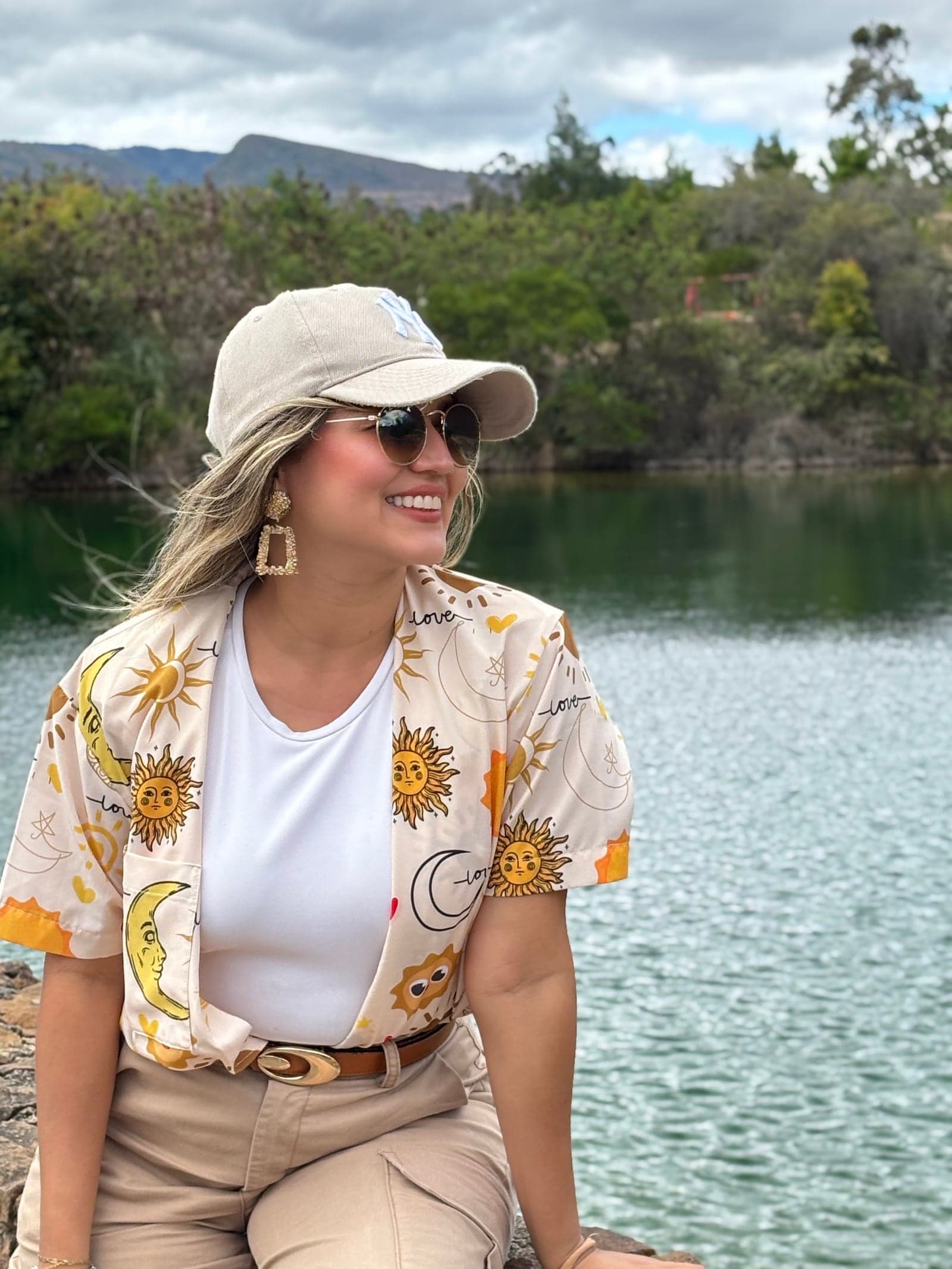 Camisa con estampado Sol y Luna — foto 3 de 4